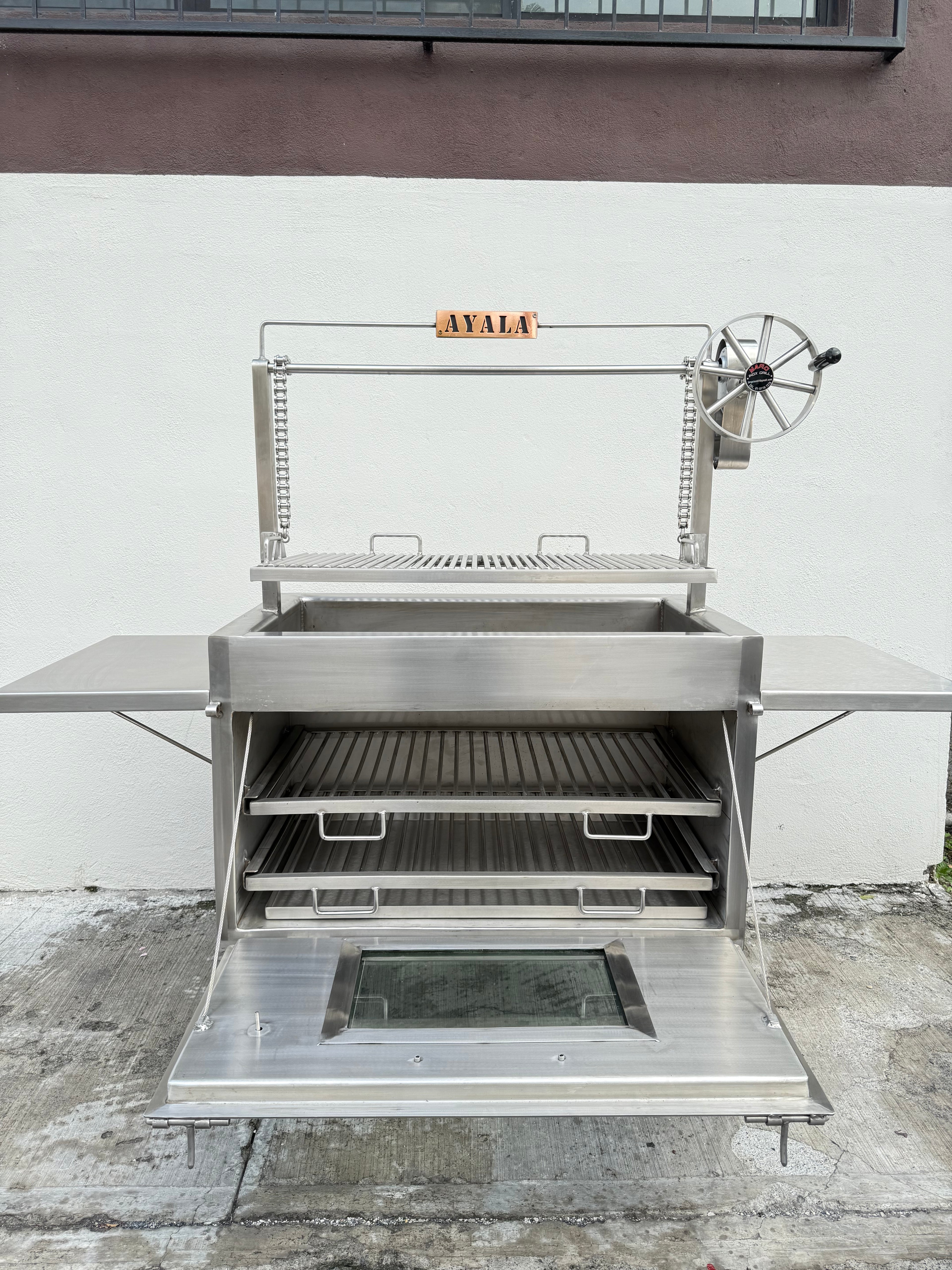 Asador con ataúd y elevador Santa María lux