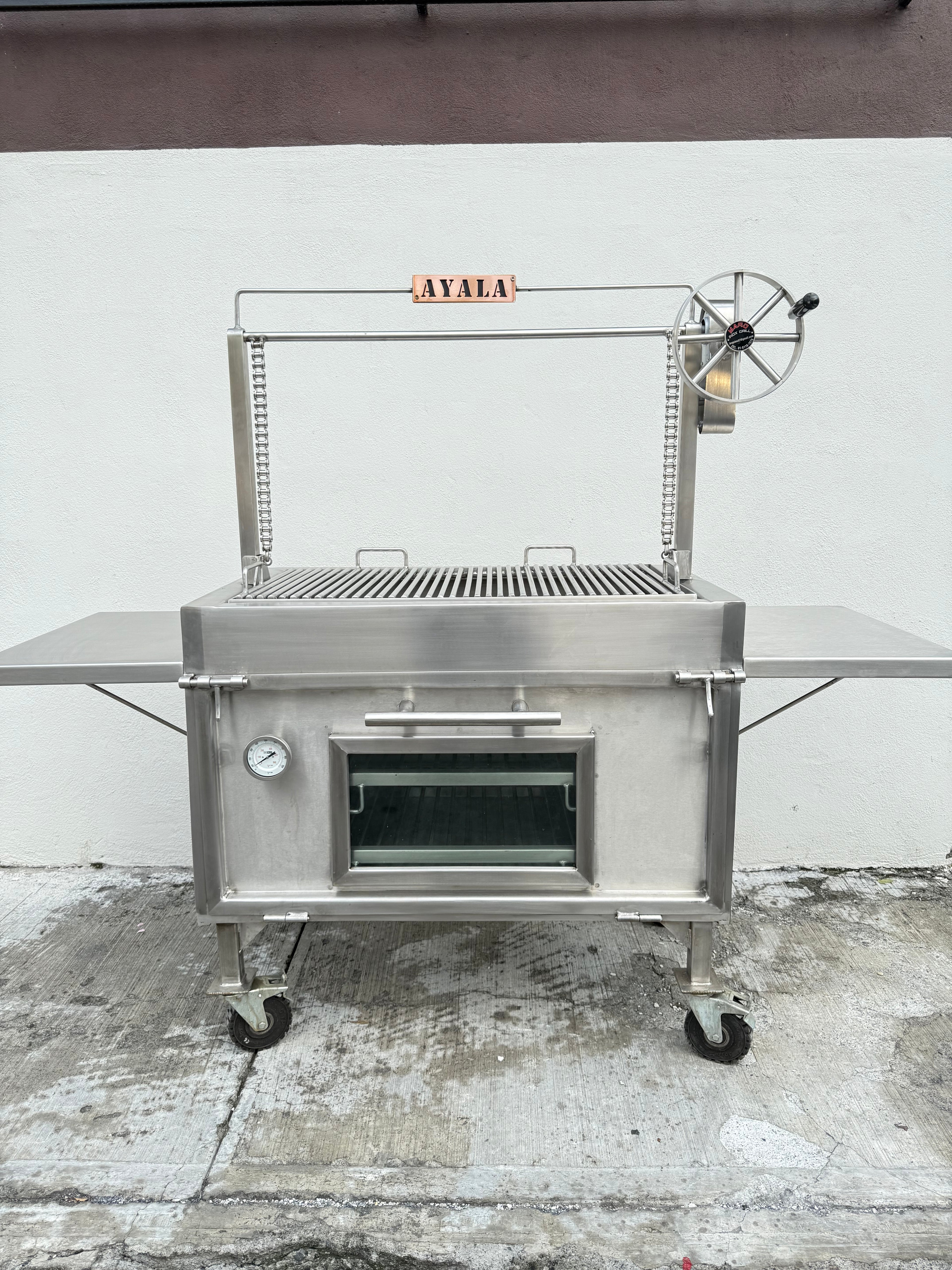 Asador con ataúd y elevador Santa María lux