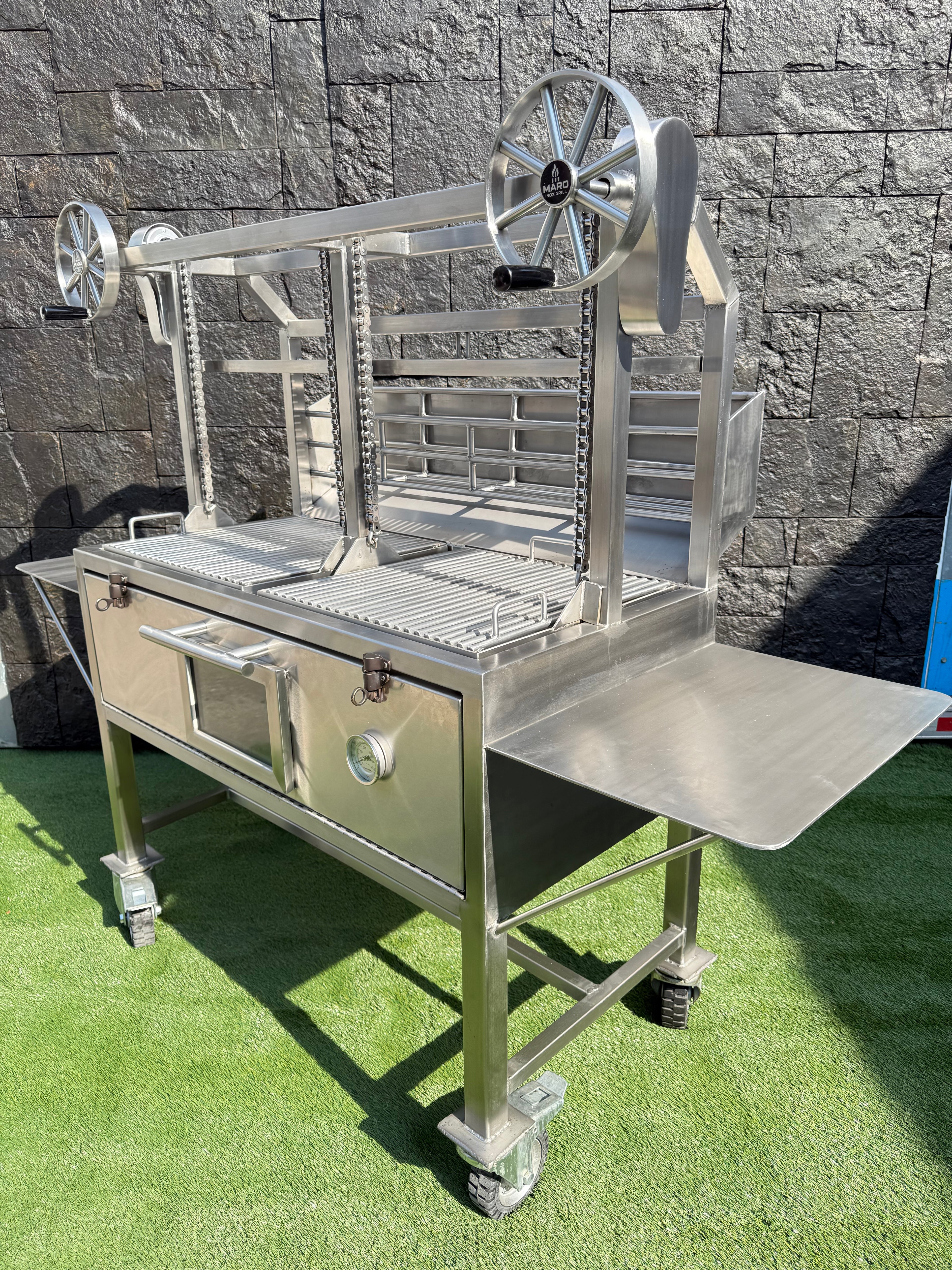 Asador São Paulo doble elevador 1.2mts