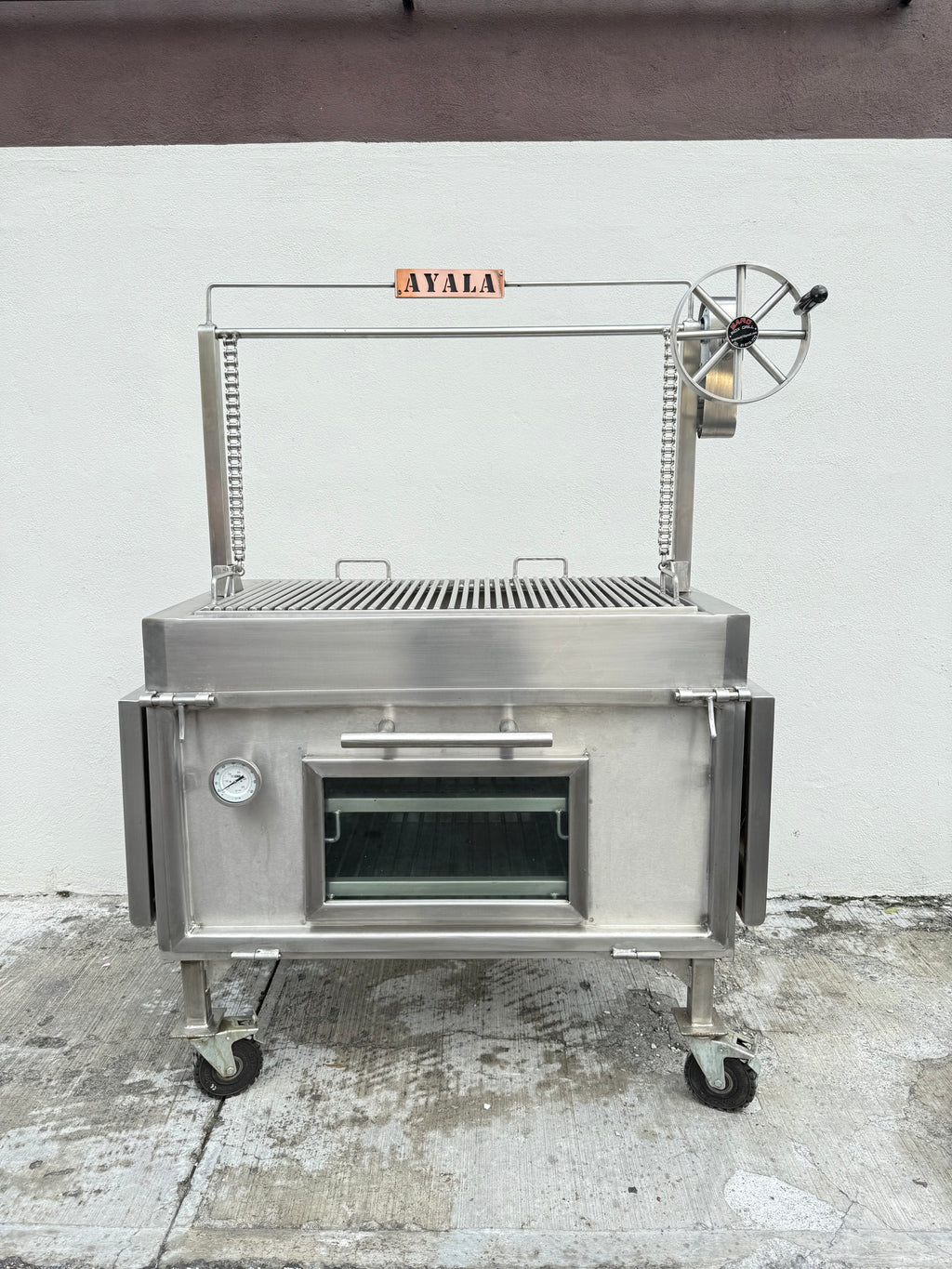 Asador con ataúd Santa María lux