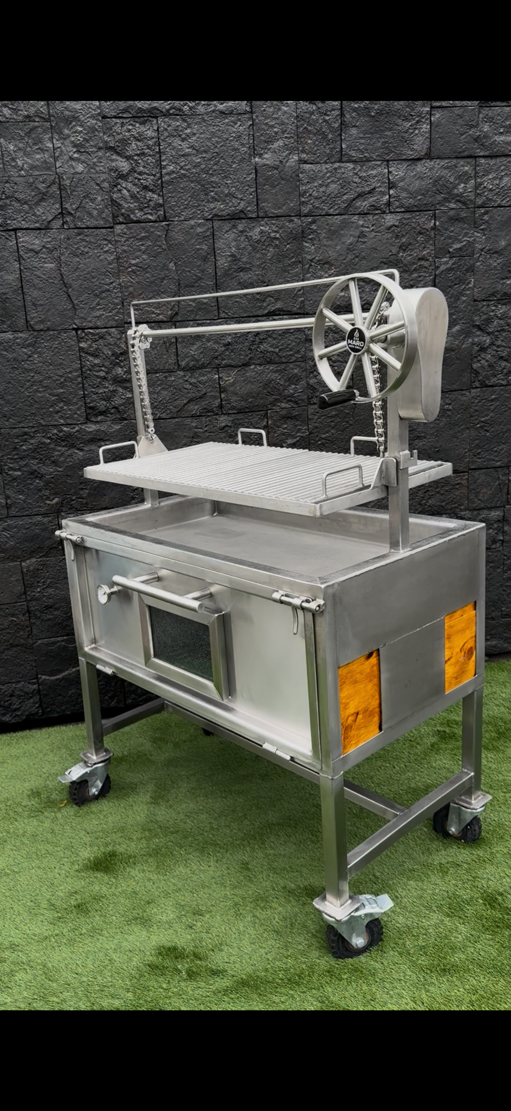 Asador con ataúd y elevador Santa María (4 tamaños)