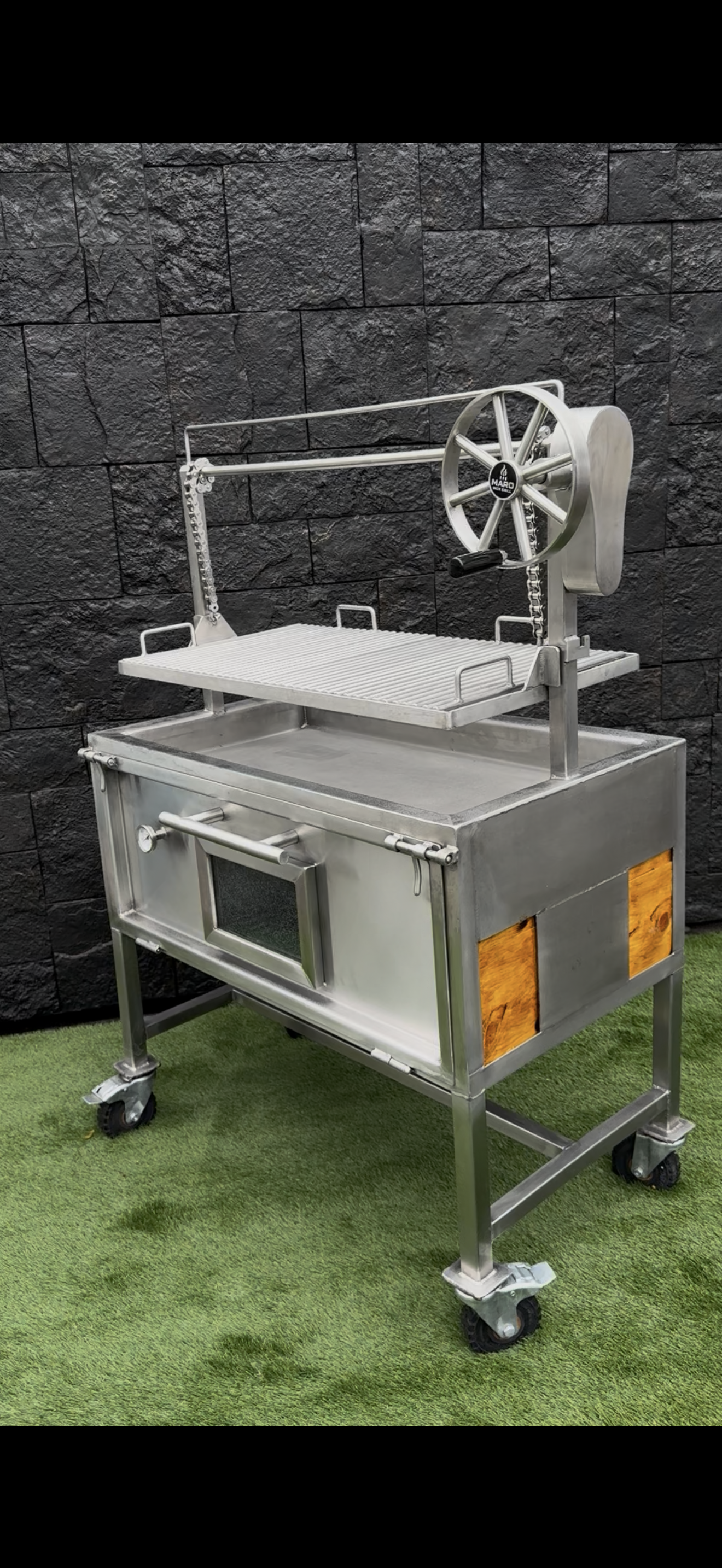 Asador con ataúd y elevador Santa María (4 tamaños)