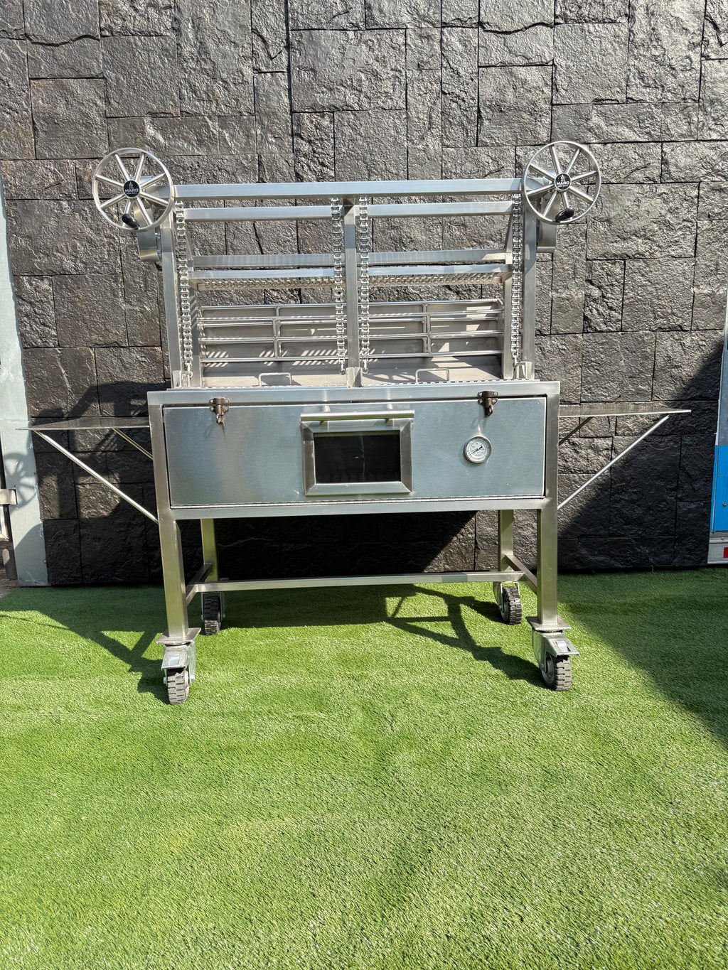 Asador São Paulo doble elevador 1.2mts