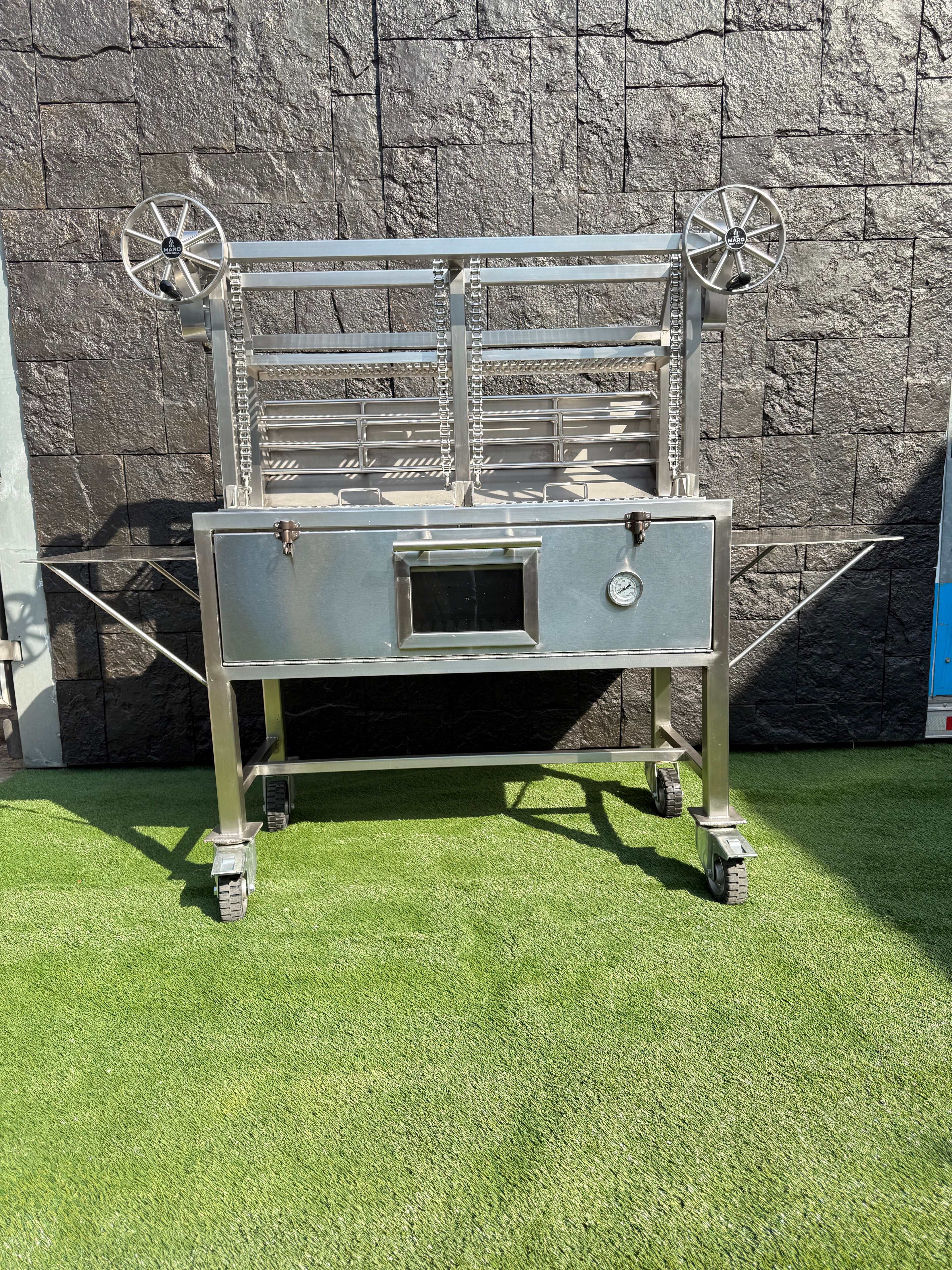 Asador São Paulo doble elevador 1.2mts