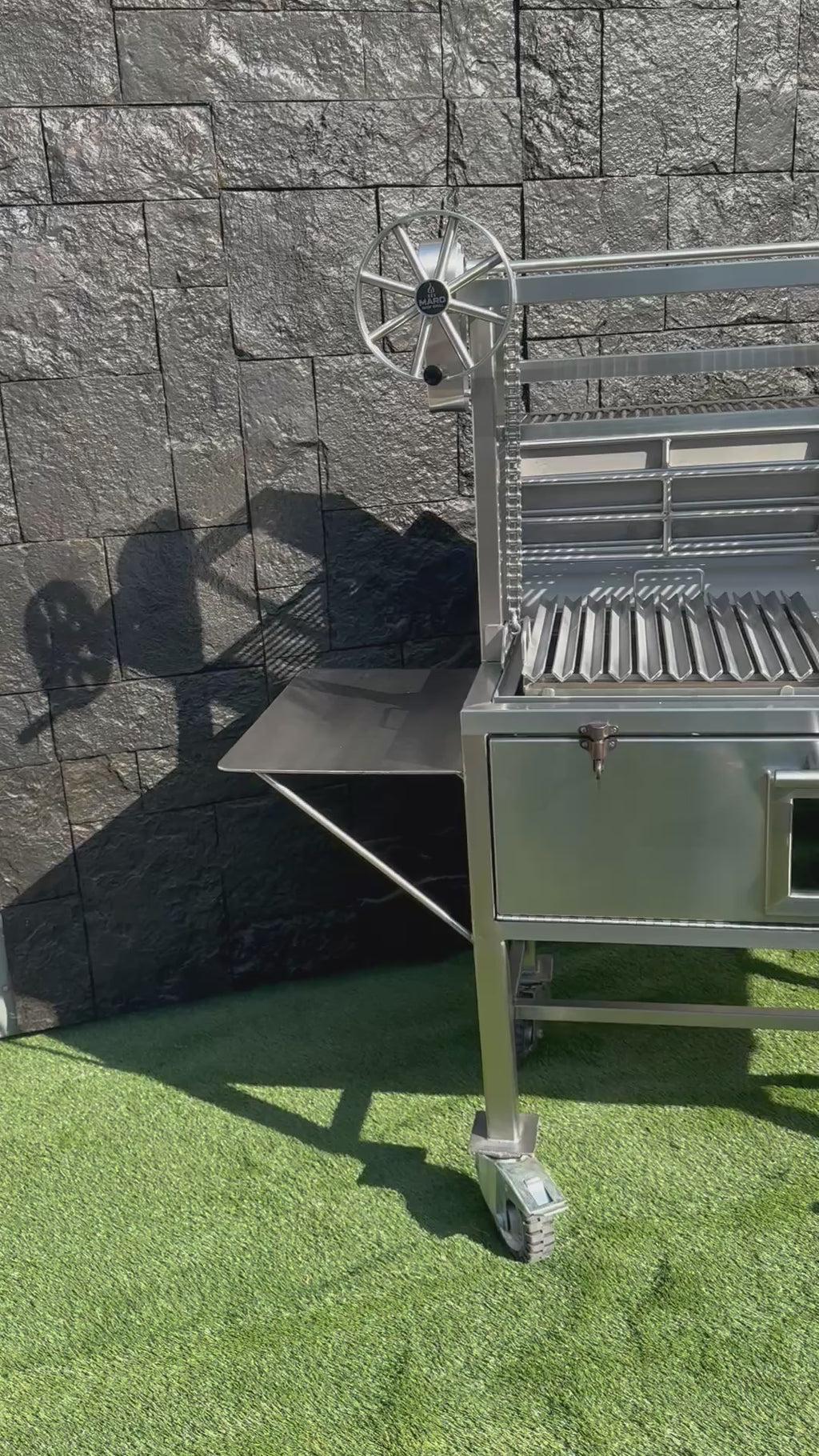 Asador São Paulo doble elevador 1.2mts