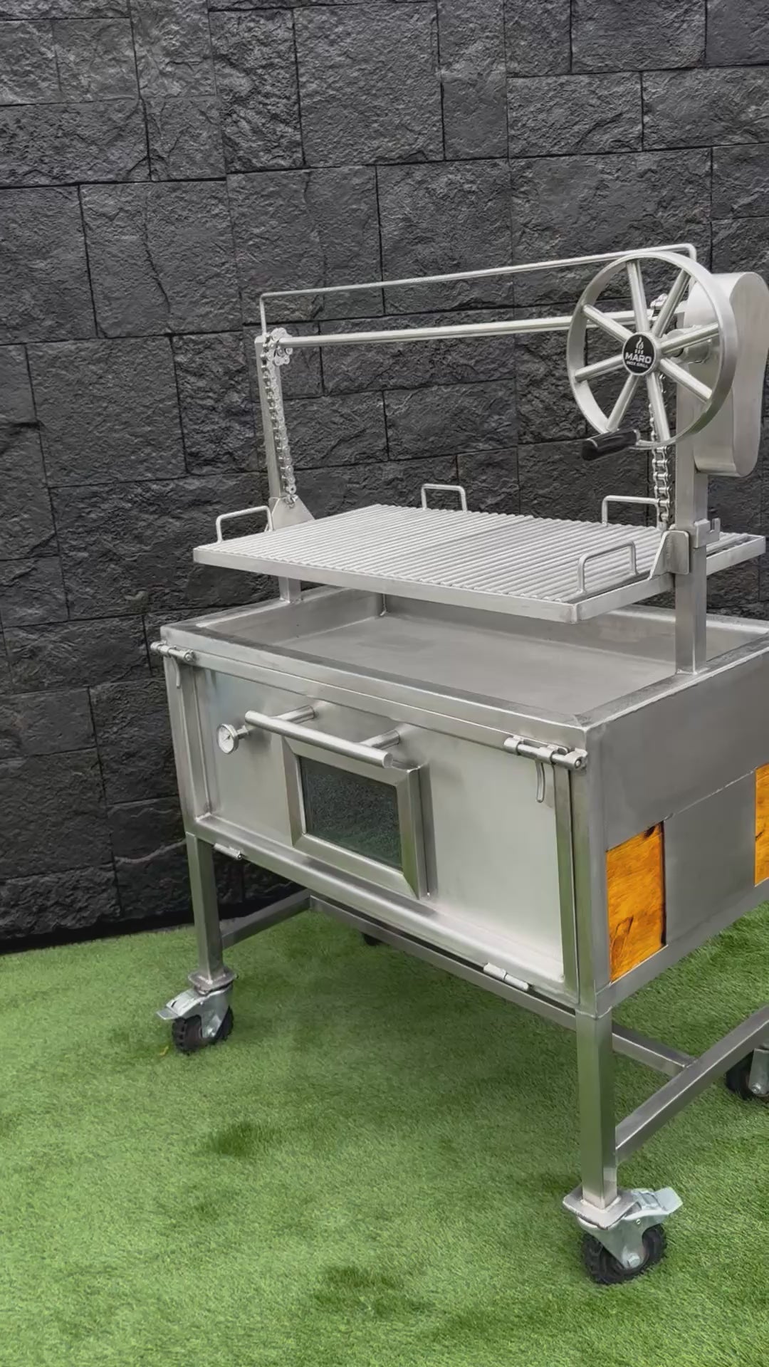 Asador con ataúd y elevador Santa María (4 tamaños)