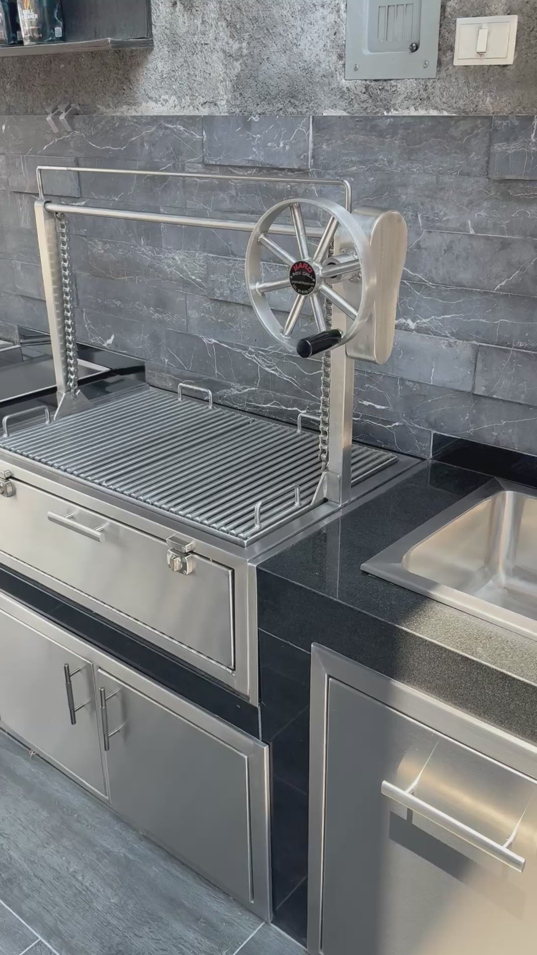 Asador de gabinete