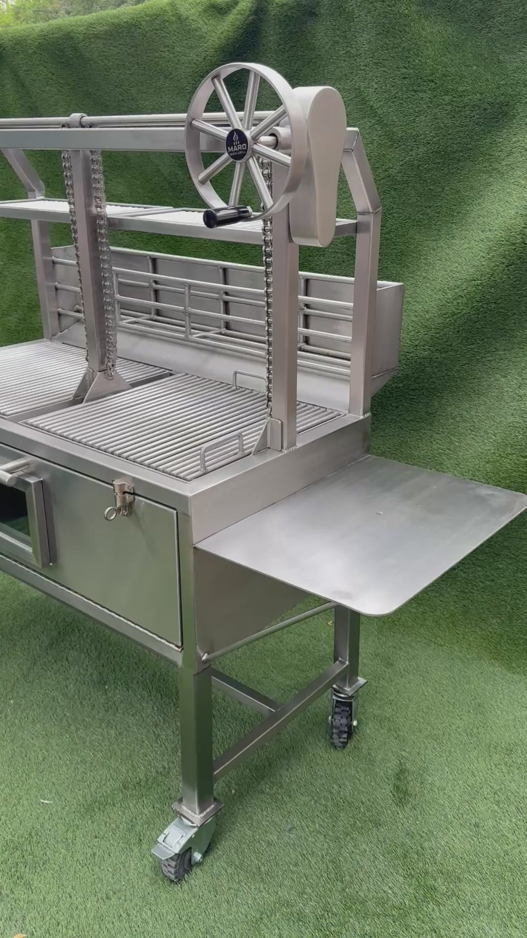 Asador São Paulo doble elevador 1.2mts